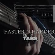 Faster N Harder На Электро Гитаре