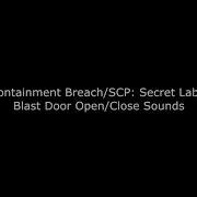 Scp Blast Door Sound