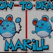 Pokemon Draw Marill