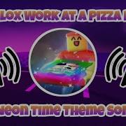 Work At Pizza Place Neon Time