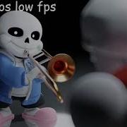 Sans Playing Trombone