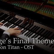 Bauklötze Hange S Final Theme Attack On Titan The Final Chapters Piano Hiroyuki Sawano