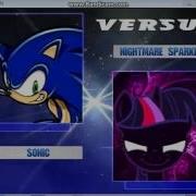 Mugen Super Sonic Vs Nightmare Sparkle