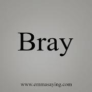 How To Say Bray