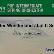 Winter Wonderland Let It Snow Arr Bob Cerulli Score Sound