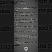 The Cocaine Is Not Good For You Slowed