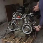 Vzduchem Chlazený Motor Tatra 603 V8 Air Cooled Engine První Start