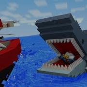 Jaws Shark Attack Animated Minecraft Animation