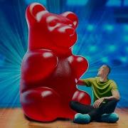 Делаем Гигантского Мишку Барни Из Желе
