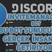 Discord Sunucunuza Üye Yağacak Invitemanager Bot