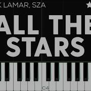 All The Stars Piano Sza